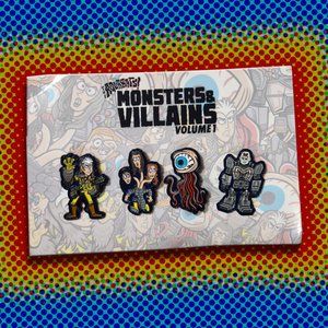 The Aquabats! Monsters & Villains Volume 1 Enamel Pin Set